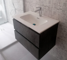Lavabo con mobile sospeso